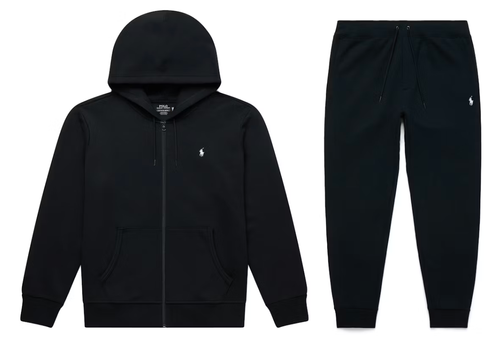 NEU Polo Ralph Lauren Doppelstrick Full-Zip Hoodie und Jogginghose Set Gr. S-XL - Bild 1 von 3