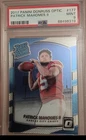 2017 Donruss Optic - Rated Rookie Patrick Mahomes II - # 177 - PSA 9 - RC!!
