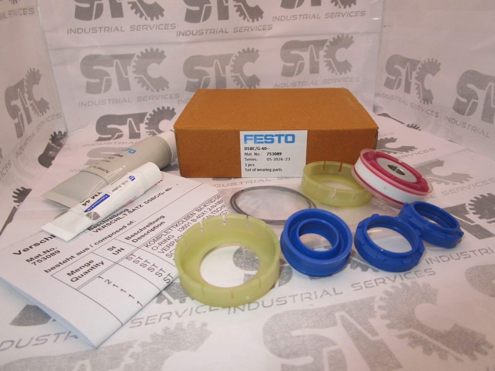 DSBC/G-40 FESTO Kit 753089 Set of wear parts Original FAST SHIPPING