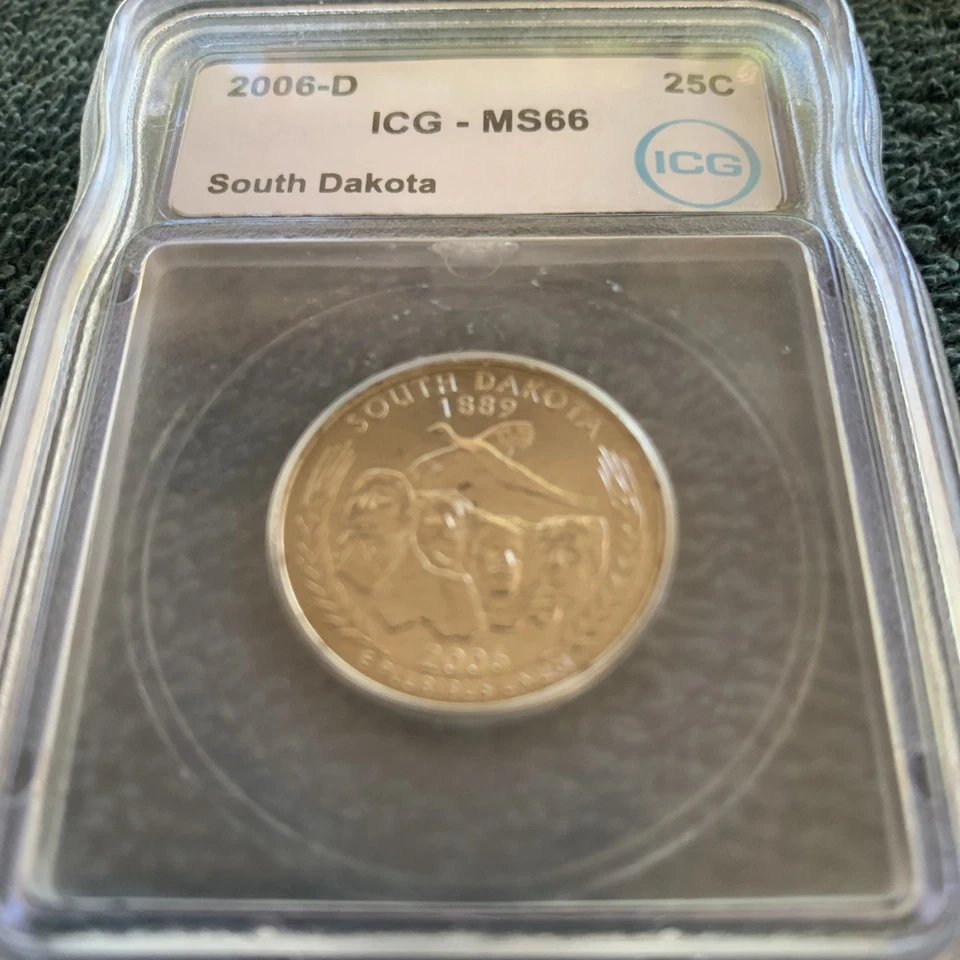 2006 D South Dakota State Quarter ICG MS66- Uncirculated Coin - Image 2 of 4