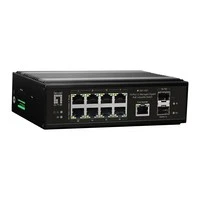 LevelOne Switch 10 Port Gigabit PoE DIN-Rail -40°C to 75°C - Switch (IGP-1061)