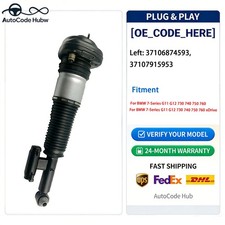 Rear Left Air Suspension Shock Strut 37107915953 For Bmw 7 Series G11 G12 2015-