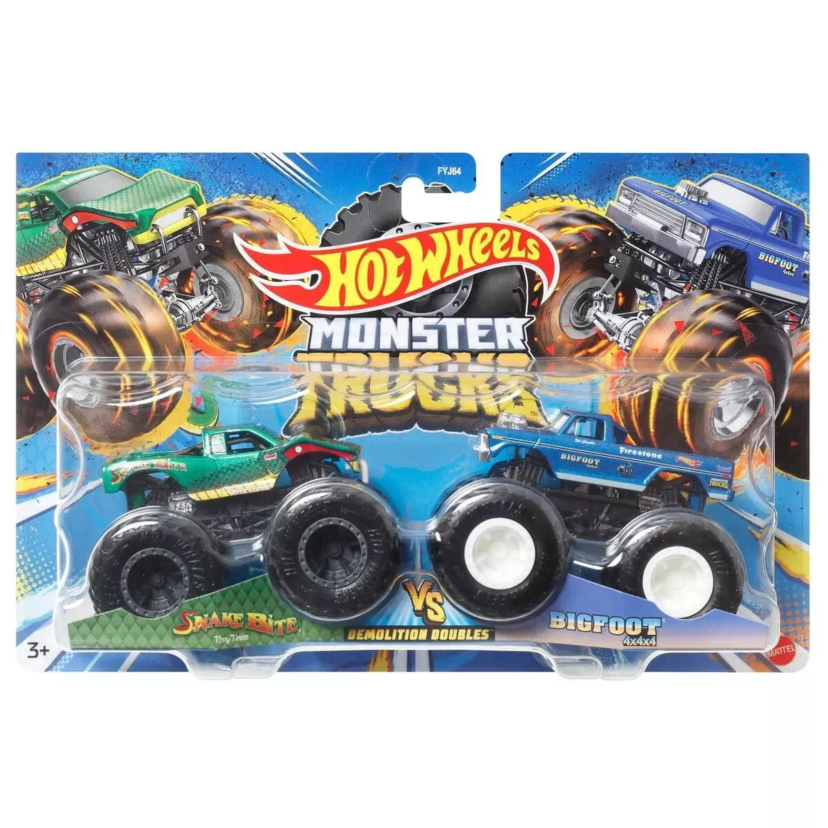 HOT WHEELS HOT WHEELS MONSTER TRUCKS 2 PACK