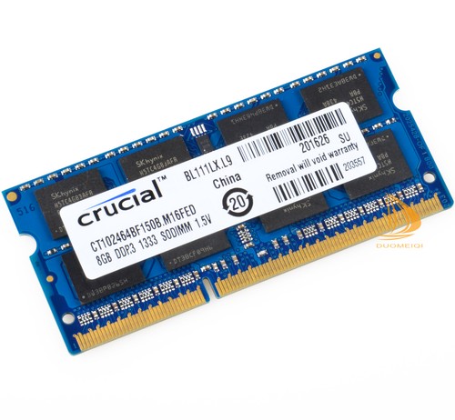 Crucial DDR3 RAM 32 GB 4x 8GB 2Rx8 PC3-10600S 1333Mhz SODIMM Laptop Memory 1.5V& - Picture 4 of 8