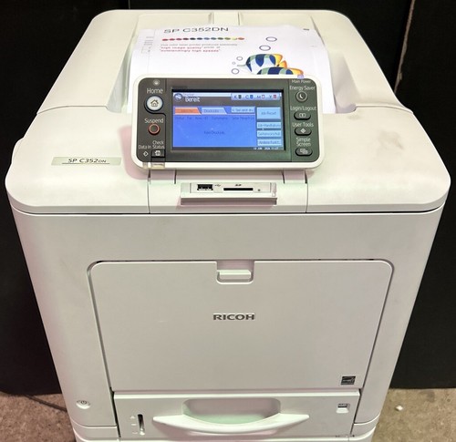 Ricoh SP C352DN Farblaserdrucker A4 Top.