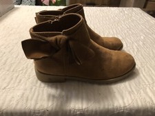 Zoe Zac girls brown booties size 2