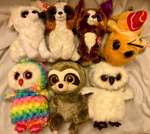 Ty Beanie Boo Medium Jamal Owen Dangler Austin Dexter Phoenix Duke With Tags