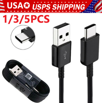 USB Type C Data Cable 5A Fast Charging USB-A to USB-C Charger Cord For Phone