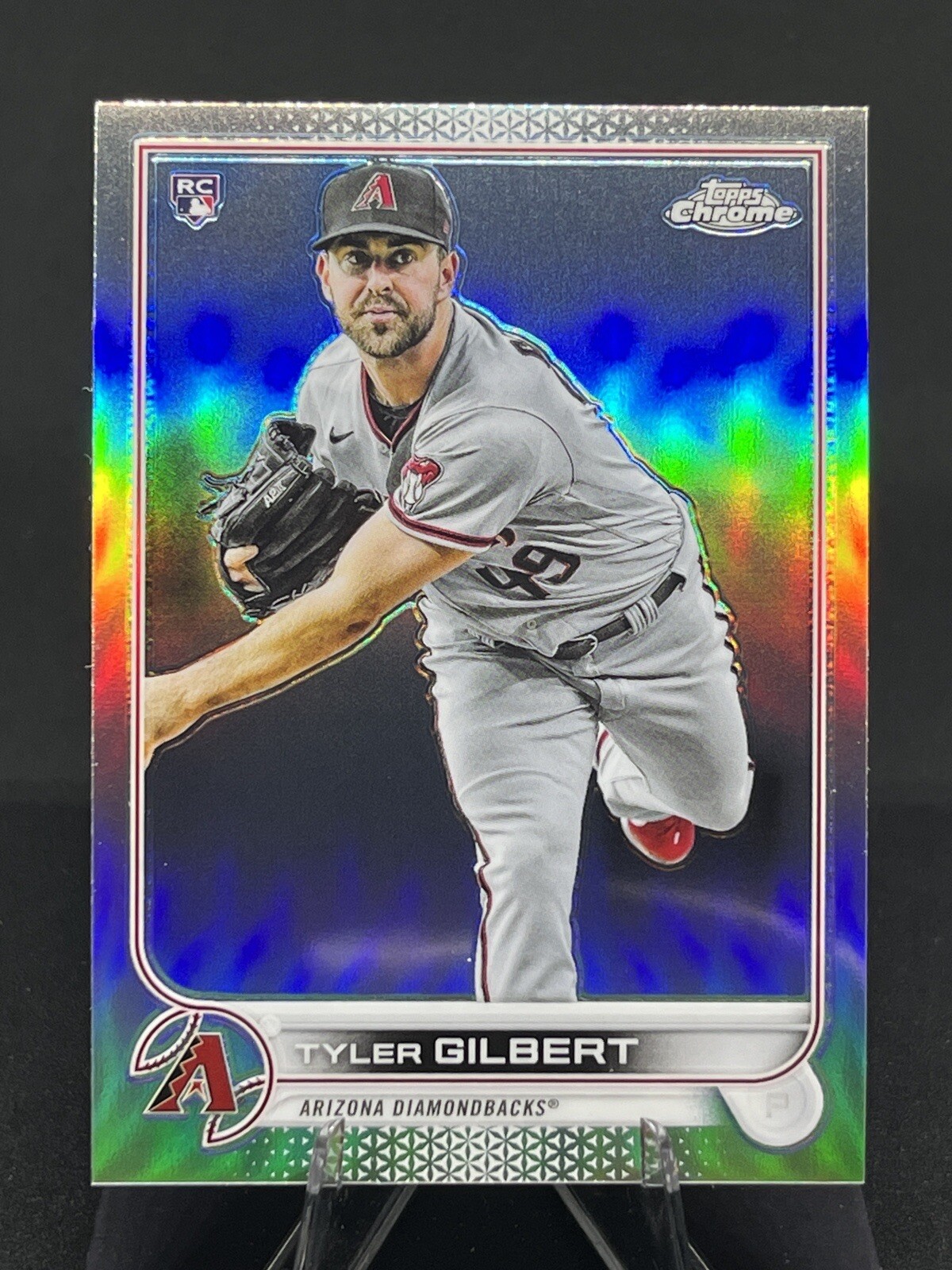 TYLER GILBERT 2022 Topps Chrome REFRACTOR #65 Arizona Diamondbacks Rookie Card