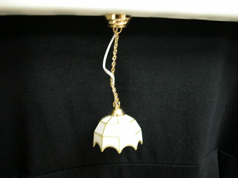 Heidi Ott #YL5604 Dollhouse Miniature Light 1:12 Scale LED Ceiling Lamp 