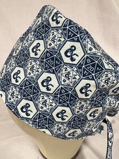 Men/Women Surgical Scrub Cap Lined DRAGONS Cool Cap 100 Cotton