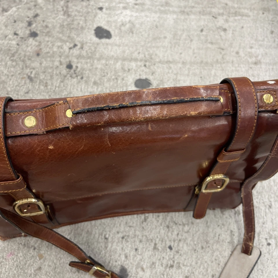 Cartera Scully Vintage Cuero Breve Nogal H07 Foto 2 de 4