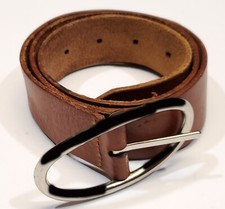 Amanda Smith Womans Belt Leather Brown Size Small 1.5"x36"