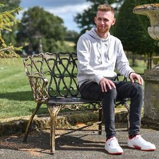 Deluxe Cast Aluminium "Halter" Two Seater Garden Bench