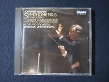 Brahms Symphony 3  Tragic Overture Audio CD Johannes Brahms; Christoph von ..