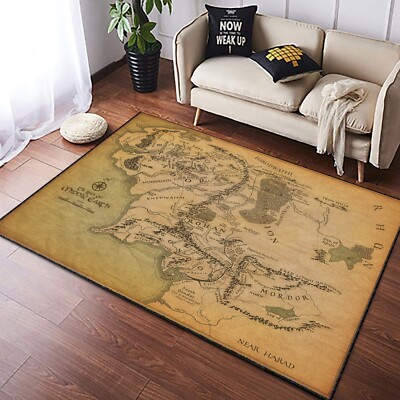 Middle Earth Maps Rug, Middle Earth, Lord Of, Earth Maps, Lord Of The Rings Map