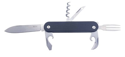 MKM-Maniago Knife Malga 6 Multipurpose Bohler M390 Steel Blades Black G10 Handle