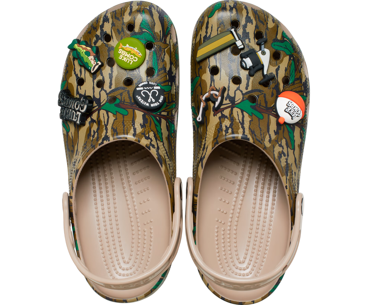 Luke Combs x Crocs Bootlegger Slide - 7M, 9W LUKE COMBS X CROCS Camo Bootleggers MENS Size 13 With  main image 3