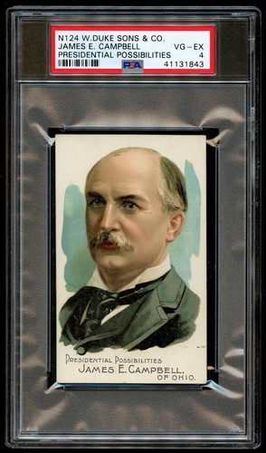 1888 N124 Duke #4 James E. Campbell — PSA 4
