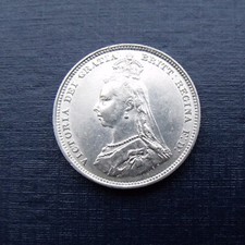 1887� Victoria Jubilee Head Shilling. High grade coin About EF FREE UK P&P