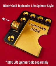 Toploader Life Spinner Multicolor Magic Commander / EDH Tray MTG (3D Printed)