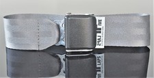 Flugzeuggürtel Flugzeug Gurt FlapsFive Authentic Aviation  gunmetal grey neu !