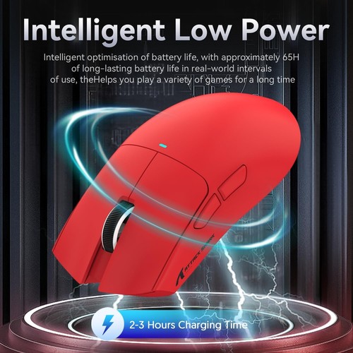 ATTACK SHARK X11 BT/2.4G mouse da gioco wireless/cablato PixArt PAW3311 sensore di gioco - Foto 53 di 57