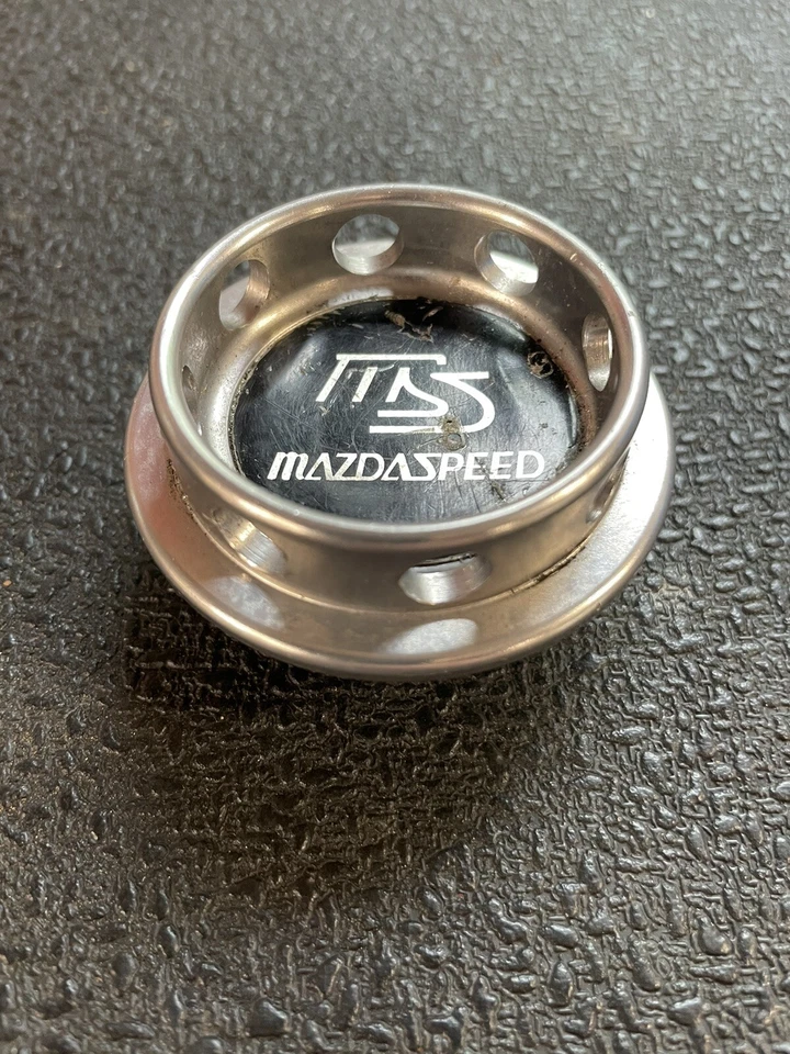 Raro MazdaSpeed RX7 FD3S tapa de aceite billet aluminio JDM 1993-2002 Foto 2 de 3