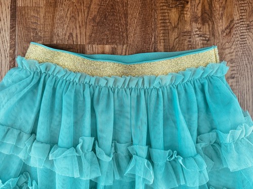Mini Boden Tulle Midi Skirt in Fountain Green Worn Once Girls Size 7-8 - Picture 4 of 7