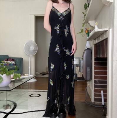 Vintage Sue Wong Beaded 100% Silk Dress | eBay