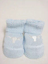 University of Texas Longhorn Branded  *NCAA* Baby Booties BRAND NEW in BOX