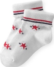 New Vintage 2004 Gymboree Stars  Stripes Socks Size XL XXL 6-7 NWT