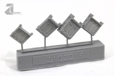 Zinge Industries Armoury große Kugelboxen x4 oder Grills und Lüftungsschlitze Bits S-ABD03