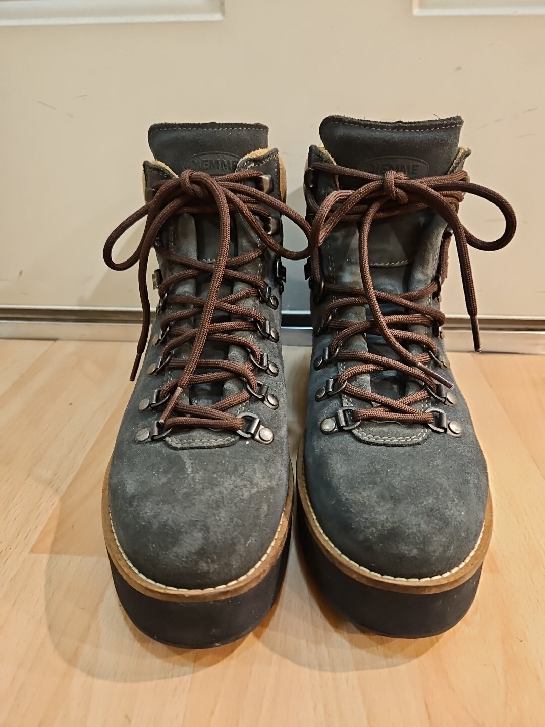 Diemme x P.A.M Black Platform Boots Lace Up Front, size 40 image 3