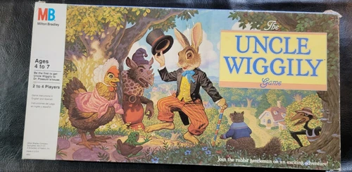 Vintage The Uncle Wiggily Game Board Game Milton Bradley 1988
