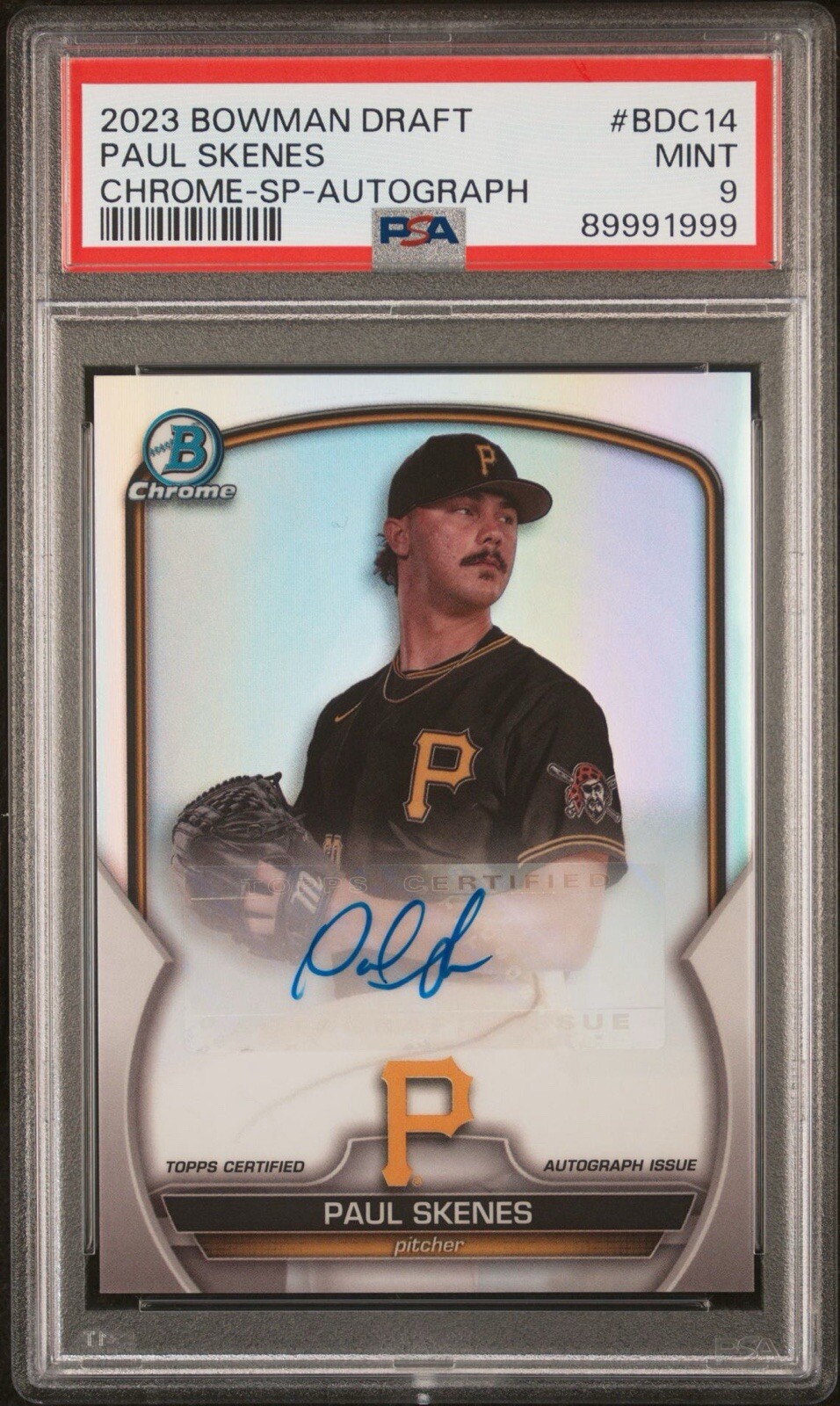 2023 Bowman Draft Paul 太 Skeens サインカード