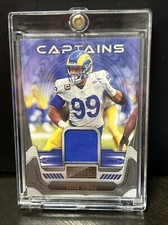 2022 Playbook Football Aaron Donald Captains Memorabilia Patch No. C-4