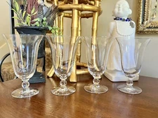 Imperial Glass Candlewick Set Of 4 Iced Tea Water Goblets