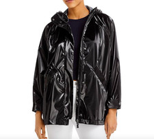 Herno Womens Waterproof Hooded Windbreaker Jacket 44 It- 8 Us New $995 Gc00065dl