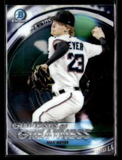 2020 Bowman Draft #GOG-MM Max Meyer Glimpses of Greatness card