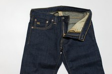 RRL RALPH LAUREN Womens Stretch Skinny Fit Blue Denim Jeans Sz 25