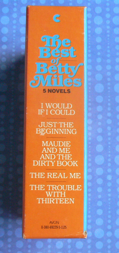 The Best of Betty Miles, VTG Boxed Set of 5 novels,Avon/Camelot youth, - Picture 6 of 24