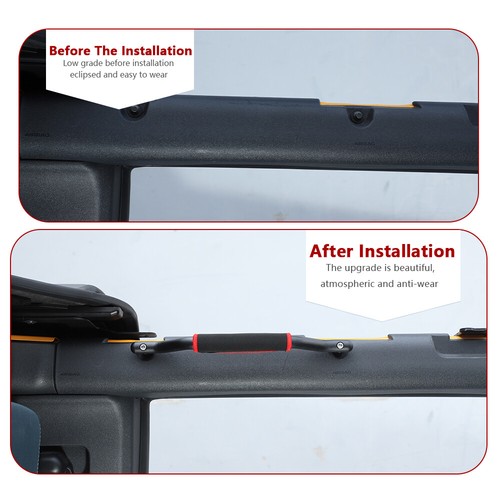 2X Rear Top Roll Bar Grab Handles Grip For Ford Bronco 21+ Interior Accessories - Picture 4 of 10