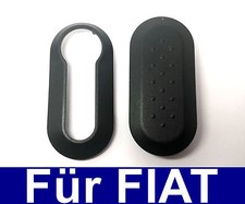 Ersatz Schlüssel Gehäuse Schale Hülle für FIAT Punto 500 Bravo Schwarz 
