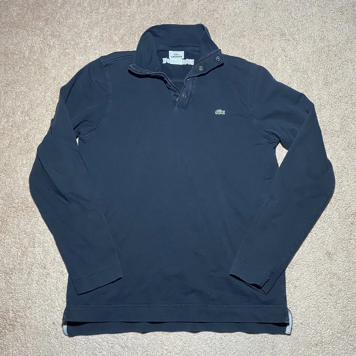 Lacoste black quarter zip Clearance