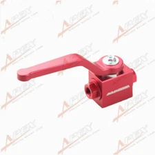 US RED Aluminium Brake Line Lock Shut Off Valve 1/8" NPT Billet Automotive 
