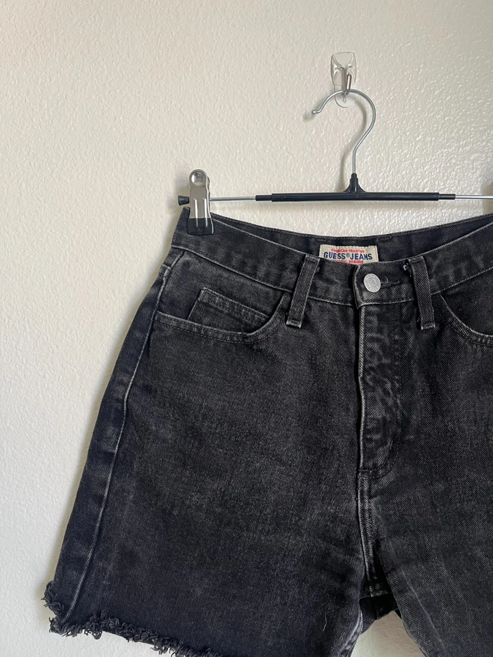 Pantalones cortos vaqueros de mamá de colección condivina para mujer en negro talla 27 Foto 2 de 4