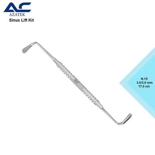 AzatekDental Implant Sinus Lift Instruments 7-Pcs Set Oral Surgery Cassette - Picture 11 of 11