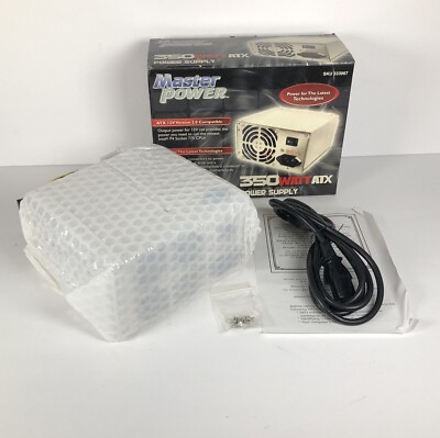 Master Power 350 Watt ATX Power Supply 333067 Open Box Power Supply Unit PSU