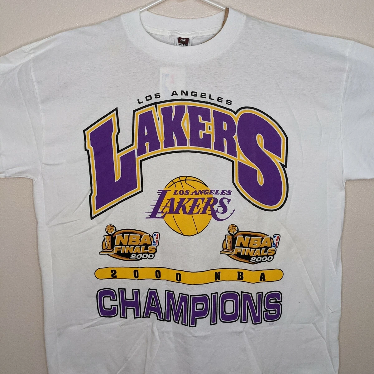 Lakers 2000 hotsell championship shirt